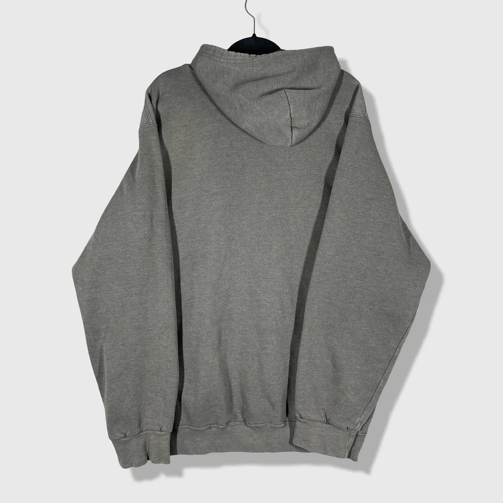 Nike Hoodie Mens Large Gray Vintage Center Swoosh Pullover Sweatshirt Streetwear